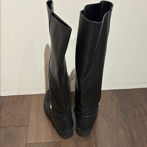 IMNYC ISAAC MIZRAHI TALL LEATHER RIDING BOOTS size 8M - Picture 5 of 9